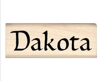 Stamps by Impression Dakota Name Rubber Stamp