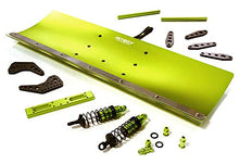 Load image into Gallery viewer, Integy RC Model Hop-ups C27057GREEN Alloy Machined Snowplow Kit for Traxxas 1/10 Stampede 2WD &amp; Slash 2WD
