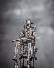 Load image into Gallery viewer, Ronin Miniatures - Gunman on a Rocking Chair - Tin Metal Collection Western Warrior Toy - Size 1/32 Scale - 54mm Action Figures - Home Collectible Figurines
