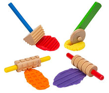 Load image into Gallery viewer, Alex Art Wooden Dough Tools Set Kids Art and Craft Activity
