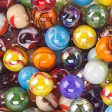 Load image into Gallery viewer, Mega Marbles SET OF 12 ASSORTED 0.625&quot; (approx) SHOOTER MARBLES
