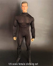 Load image into Gallery viewer, HiPlay 1/6 Scale Male Figure Doll Clothes, Black Bodysuit, Costume for 12 inch Male Action Figure Phicen/TBLeague CM053
