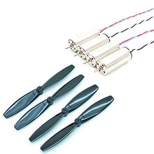 Load image into Gallery viewer, Set of 4 USAQ 8520 Coreless Brushed Motor 8.5x20mm 53,000rpm 65mm Propeller Set
