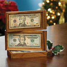 Load image into Gallery viewer, Bits and Pieces - Magic Money Wooden Currency Gift - Brainteaser Puzzle - Fun Way to Give a Gift of Money
