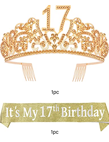  17th Birthday Tiara,17th Birthday Gifts for Girl,17th