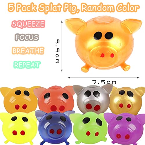 Klikkopers® - Splat Pig - Squishy - Cochon - 15cm - speelgoed anti-stress -  Squishies