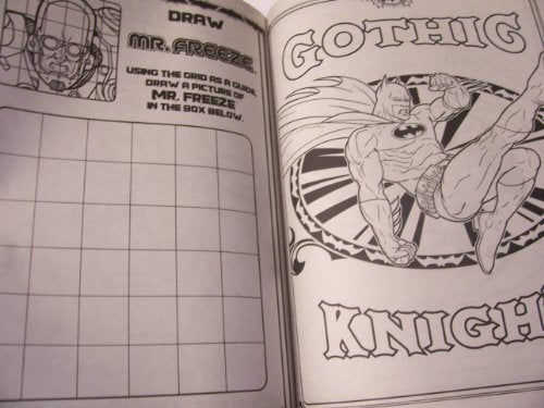 dc comics batman jumbo coloring and activity book