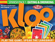 Load image into Gallery viewer, KLOO&#39;s Learn to Speak Spanish Language Card Games Pack 1 (Decks 1 &amp; 2)
