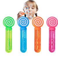 Bubbles for Kids Party Favors Kindergarten Gift 24 pcs 4 Colors Bubble Wand  for Kids Birthday Toy