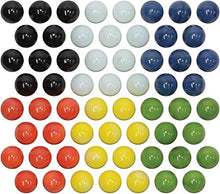 Load image into Gallery viewer, Marbles for Chinese Checkers, 60 pc, 10 each of 6 colors - Made in USA.
