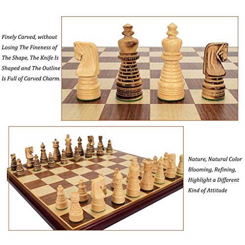 Game Gallery Chess & Checkers Wood Set