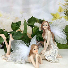 Load image into Gallery viewer, Garden Fairy Angel Figurines Resin Crafts Angel Ornaments Sweet Angel Sculpture Angel Gifts for Birthday Wedding Angel Decorations(1)
