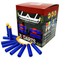 Ekind 200 Pcs 7.2cm Tpr Waffles Soft Head Darts Refill Foam Bullet Compatible For Nerf N Strike Elit
