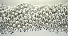 Load image into Gallery viewer, 33 inch 07mm Round Metallic Silver Mardi Gras Beads - 6 Dozen (72 Necklaces)
