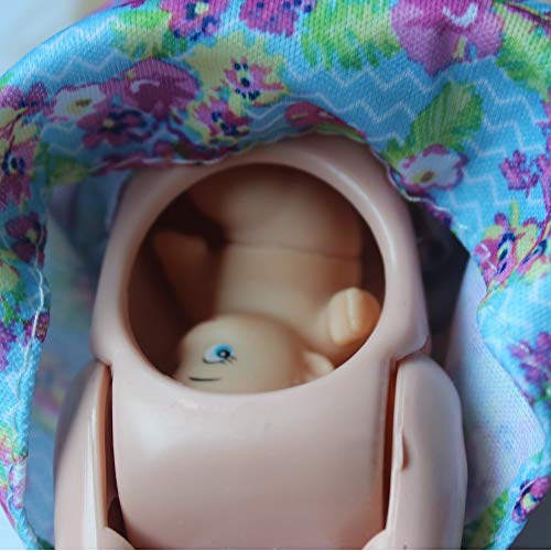  Kunhe Colorida muñeca embarazada real tiene un bebé en su  muñeca mamá barriga : Juguetes y Juegos