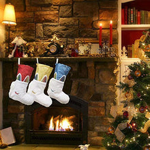Load image into Gallery viewer, Rendodon Christmas Stockings, Large Knitting Stockings, Xmas Knitted Holiday Decorations for Country Family Home Decor, Decorating Stocking Gift Stocking (Yellow)

