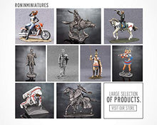 Load image into Gallery viewer, Ronin Miniatures - Gunman on a Rocking Chair - Tin Metal Collection Western Warrior Toy - Size 1/32 Scale - 54mm Action Figures - Home Collectible Figurines
