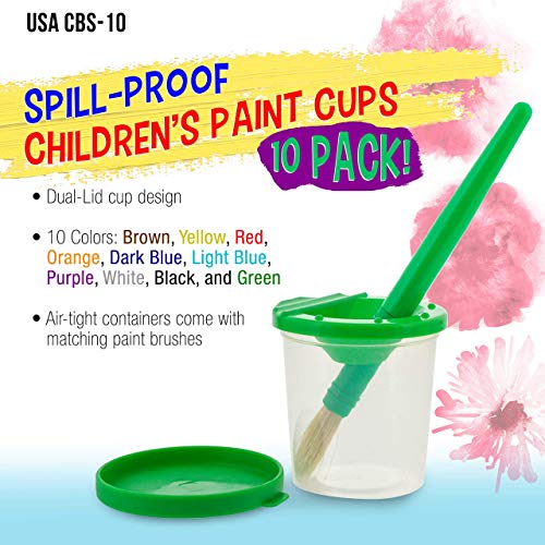 U.S. Art Supply 40-Piece Children's Art Painting Supplies and