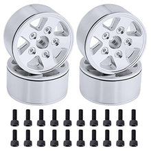 Load image into Gallery viewer, 4PCS Aluminum 1.9 RC Crawler BEADLOCK Wheels Rims 12mm Hex Hub for 1/10 Scale RC Crawler Traxxas TRX4, Heavy Duty
