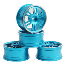 Load image into Gallery viewer, RC Aluminum Wheel 4pc D:52mm W:26mm Fit HSP 1:10 On-Road Drift Car Rim 102039B
