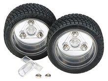 Load image into Gallery viewer, Tamiya 69916 Sports Tire Set 56mm Dia. Clear Wheels
