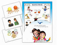 Yo-Yee Flash Cards - Question and Interrogative Words Picture Cards - Vocabulary Picture Cards for Toddlers - Including Teaching Activities and Game Ideas
