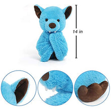 Load image into Gallery viewer, Tezituor Blue Stuffed Bat Plush Toy - 14 Inches Goth Halloween Stuffed Animals - Soft Furry Gifts for Kids

