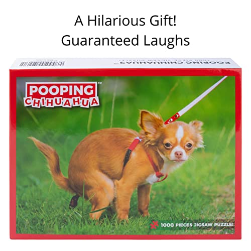 Pooping Chihuahua Puzzle 1000 Pieces Adult Gag Pranks for Adults