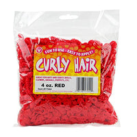 Hygloss Curly Doll Hair Red 4 oz