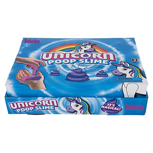 unicorn poop slime birthday party favor