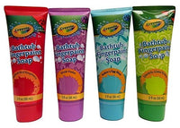 Childrens Crayola Bathtub Fingerpaint Soap Assorted Colors - (4) 3 Fl Oz Tubes