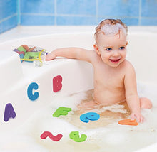 Load image into Gallery viewer, Click N&#39; Play Bath Foam Letters &amp; Numbers with Mesh Bath Toys Organizer, 36 Count
