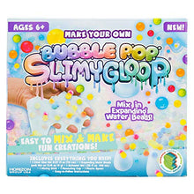 Load image into Gallery viewer, SLIMYGLOOP Make Your Own Bubble Pop DIY Slime Kit by Horizon Group USA, Mix &amp; Create Super Stretchy, Squishy, Gooey, Putty, Crunchy Slime, Expanding Water Beads Included, Multicolor, One Size
