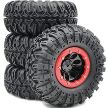 Load image into Gallery viewer, hobbysoul 4pcs New RC 2.2 Crawler Tires 2.2 Beadlock Wheels for 1/10 RC Crawler
