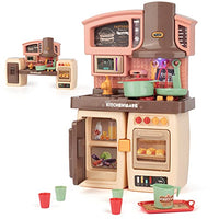 Kitchen Play Set With Accessories- Mini Kitchen Set With Realistic