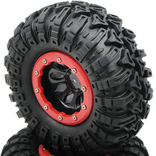 Load image into Gallery viewer, hobbysoul 4pcs New RC 2.2 Crawler Tires 2.2 Beadlock Wheels for 1/10 RC Crawler
