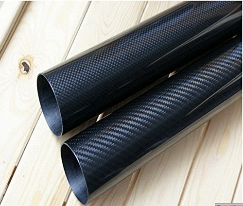WHABEST 22MM OD X 19MM ID X 1000MM 100% Roll Wrapped Carbon Fiber Tube 3K Tubing Glossy Surface