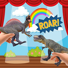 Load image into Gallery viewer, gemini&amp;genius Dinosaur Toys Tyrannosaurus Rex and Spinosaurus Dinosaur World Action Figures, Great Birthday Gift, Collection, Cake Topper, Party Supplies, Room Decor for Kids 3-12 Years Old
