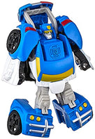 Transformers Playskool Heroes Rescue Bots Academy Classic Heroes Team Chase The Police-Bot Converting Toy, 4.5-Inch Action Figure, Kids Ages 3 and Up
