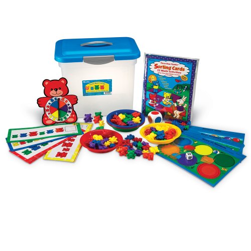 Learning Resources Three Bear Family Sort, Pattern & Play Activity Set, Homeschool Accessory, Counti