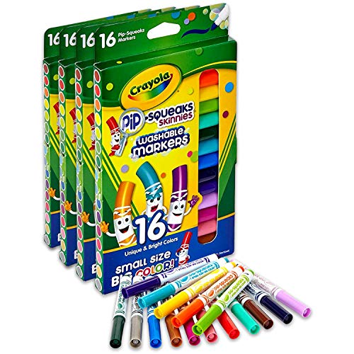 Crayola Pip-Squeaks Washable Markers - 16/Pack 