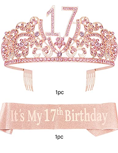 17th Birthday Gifts for Girls, 17th Birthday Decorations Party