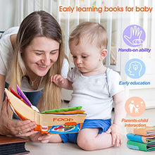Load image into Gallery viewer, Soft Book for Baby Cloth Books - 6 Packs My First Soft Cloth Books Early Education Crinkle Books for Toddler Touch and Feel Toys for Baby Girls and Boys for Ages 3 Months &amp; up
