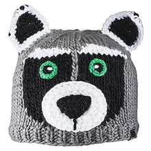 Load image into Gallery viewer, Bula Puppet Beanie (Big Kids) Racoon One Size
