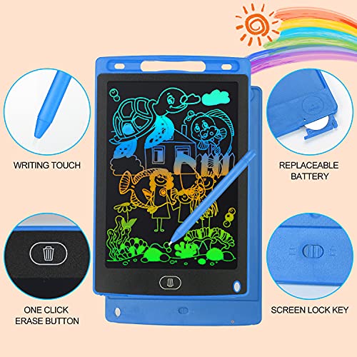 LED Drawing Pad for Kids LCD Writing Tablet 12 Doodle Pad Board Color –  ToysCentral - Europe