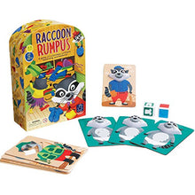 Load image into Gallery viewer, Educational Insights Raccoon Rumpus Game, Dice Rolling Color Matching Preschool Game, Ages 3+
