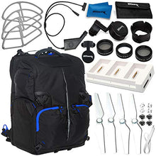 Load image into Gallery viewer, Ultimaxxs Deluxe Accessory Bundle for DJIs Phantom 4 Quadcopter; Includes: Professional Backpack for All DJI Phantom Quadcopters, Filter Kit, Grey Prop Guards, and More
