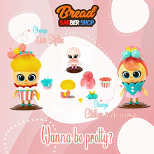 Load image into Gallery viewer, ToyTron Bread Barbershop Mini Cupcake, Mix &amp; Match Fashion Play Figurine Doll, Character Collectable Figure as seen on Netflix, Collection Toy, 3.1inch Tall - JP (Jelly Star &amp; Jelly Pong)
