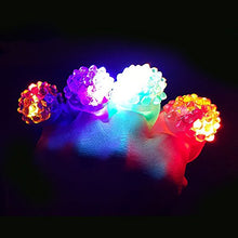 Load image into Gallery viewer, Novelty Place Led Jelly Ring, Light Up Bumpy Rings Flashing Party Toys For Kids Birthday Party &amp; Hal
