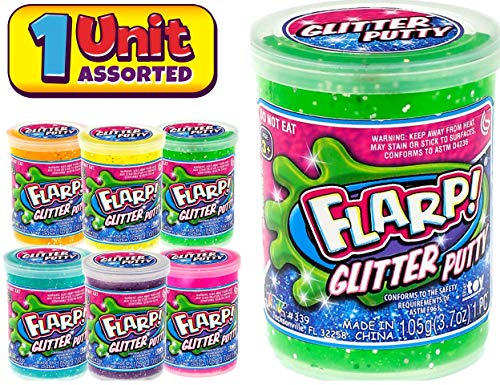 JA-RU flarp noise putty scented (1 unit assorted) by ja-ru. squishy sensory  toys for easter, autism stress toy, great party favors